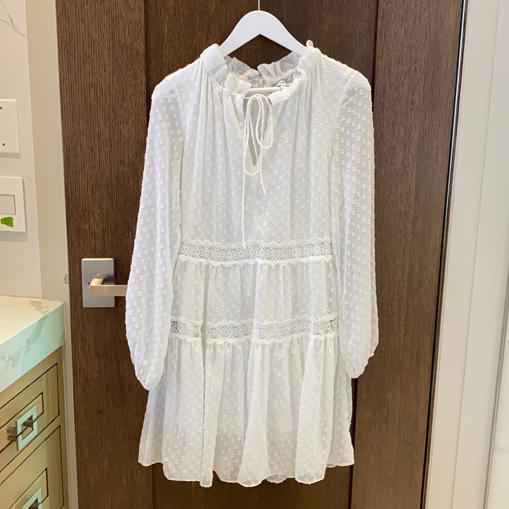 White prairie girl dress